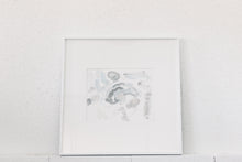 Load image into Gallery viewer, Image of framed and matted mixed media abstract brain artwork