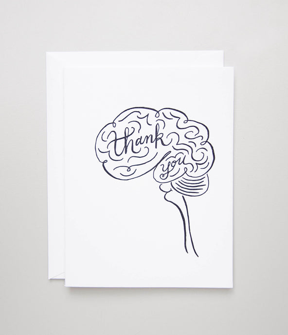 Brain Thank You Card