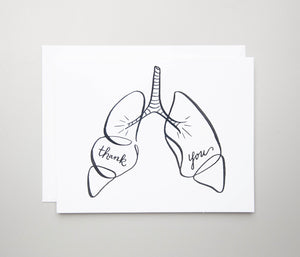 Lung Thank You Card