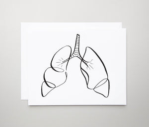 Lung Card Blank